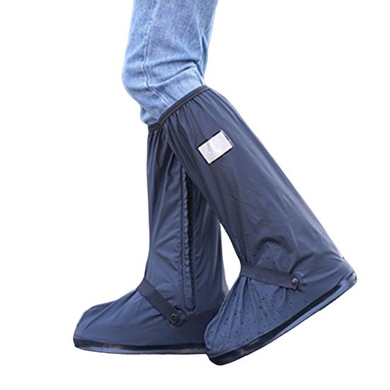 1 Pair Rainproof Boot Covers PVC Fabric Anti-Slip Design Waterproof