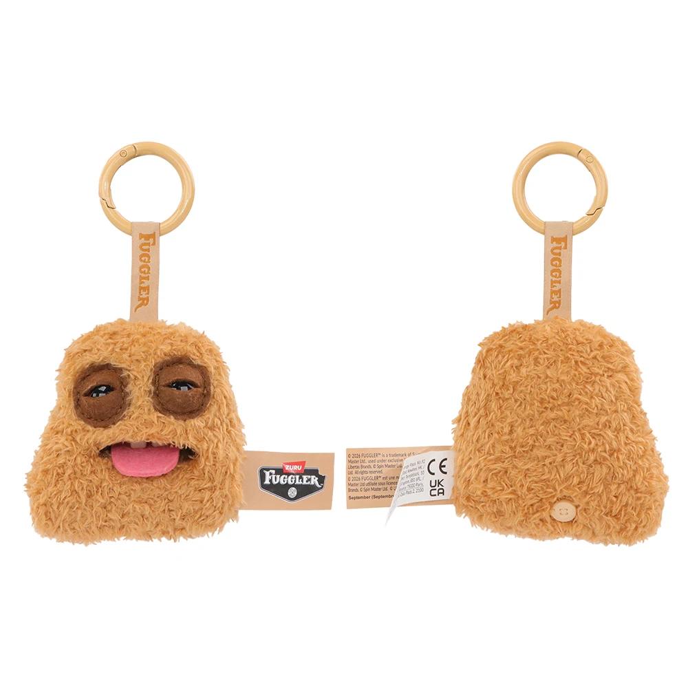 Oryginalna Fuggler Fugg Nuggets Seria Pluszowa Zabawka Breloczek do Plecaka Potwór z Brzydkimi Zębami Zawieszka do Torby Breloczek Kurczak Lalka 11CM
