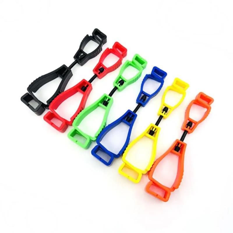 5/1pcs Glove Clip Hanger Safety Glove Holder Plastic Working Gloves Clips Work Clamp Anti-lost Clip Buckle Multifunctional Tool