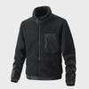 European and American Blue Stand-Up Collar Polar Fleece Lamb Wool Coat