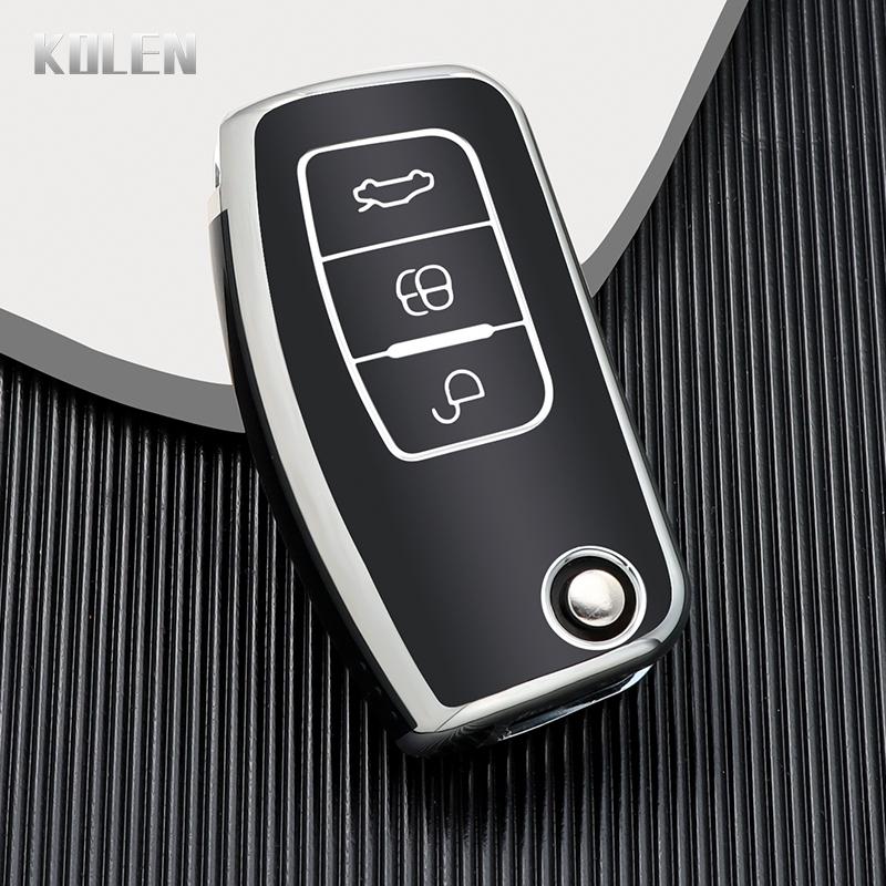 

Tpu Car Flip Key Case Cover Shell For Ford Fiesta Focus 2 Mk2 Ecosport Kuga Escape Falcon B-Max C-Max Eco Sport Galaxy Mondeo