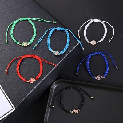 Turkish Lucky Evil Eye Bracelet For Women Simple Handmade Party Jewelry Rope Bracelet
