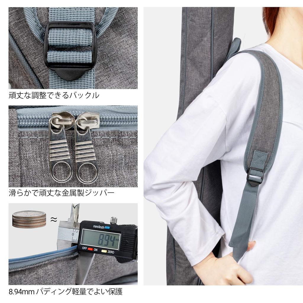 CAHAYA Lightweight Electric Guitar Soft Case with 9mm Sponge Shoulder and Large Pocket for Easy Model CY0175 (Patent No. 007468509-0001) Lining,