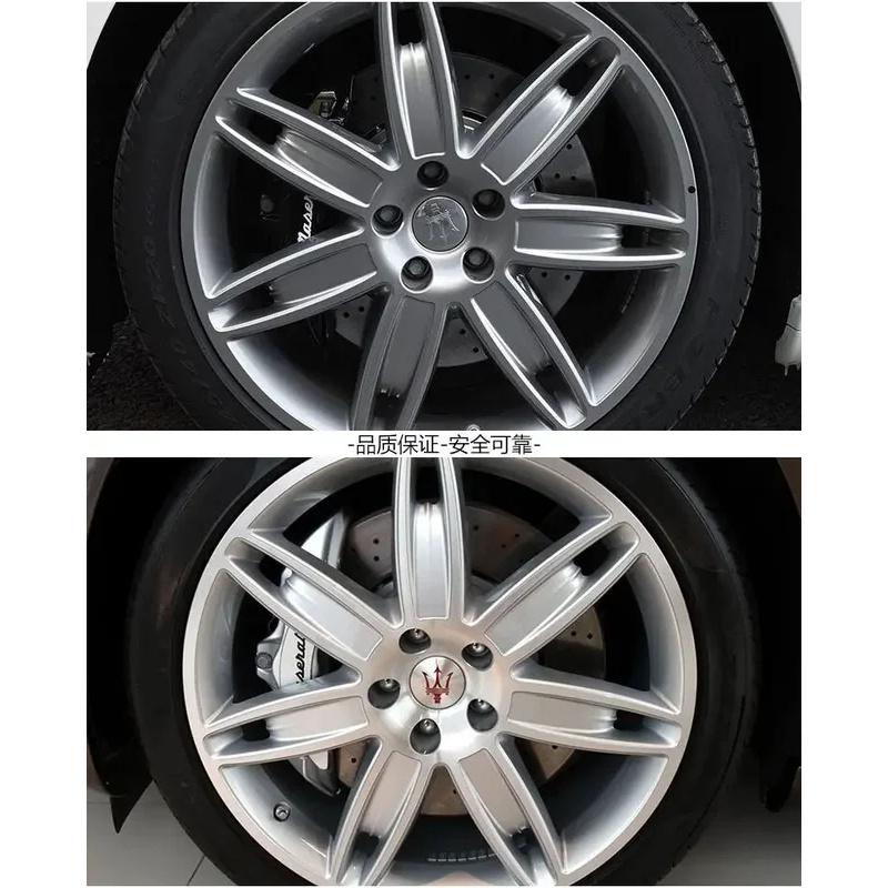 60mm 4pc Car Wheel Center Caps for Maserati Granturismo Levante Ghibli Grancabrio Quattroporte GTS Q4 Coupe Hub Cover Decoration