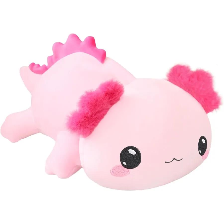 

Weighted Axolotl Plush Stuffed Animal Gentle Pink 13.8 Inch 1.6 Lbs Adorable Pillow Toy designed for Adults Stress Relief Present United States