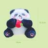 Cartoon Kawaii Animal Pendant Soft Stuffed Huahua Panda Keyring Plush Panda Keychain  Lady Girls