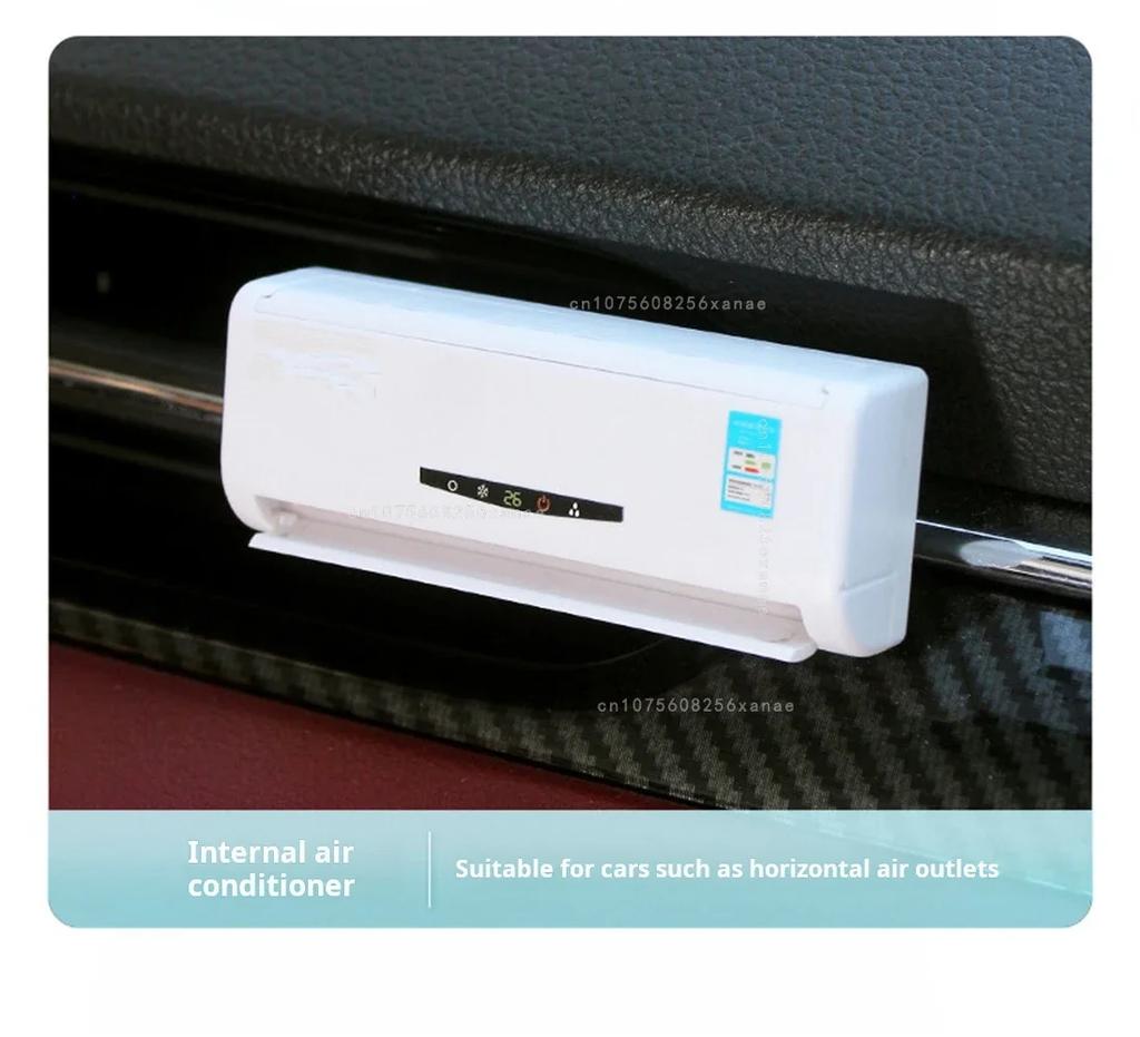 Solar Car Perfume Air Conditioning Decorative Car Air Freshener Aromatherapy Interior Accessories Air Outlet Car Fragrance
