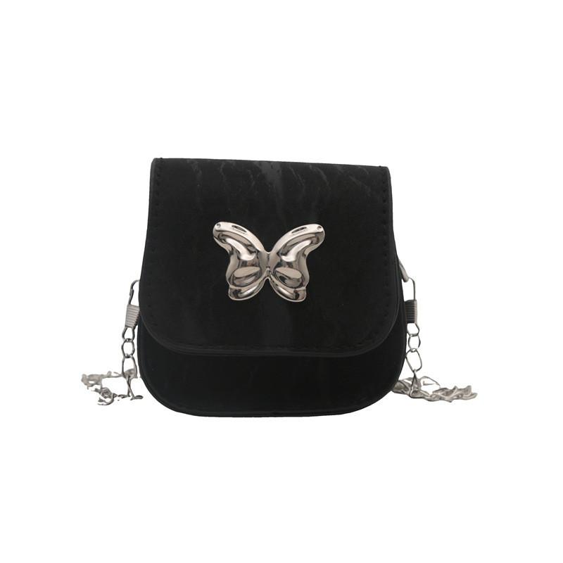 Stylish Mini Chain Shoulder Bag 2024 Fashionable Chic Design For Daily Use In Black Silver And Pink