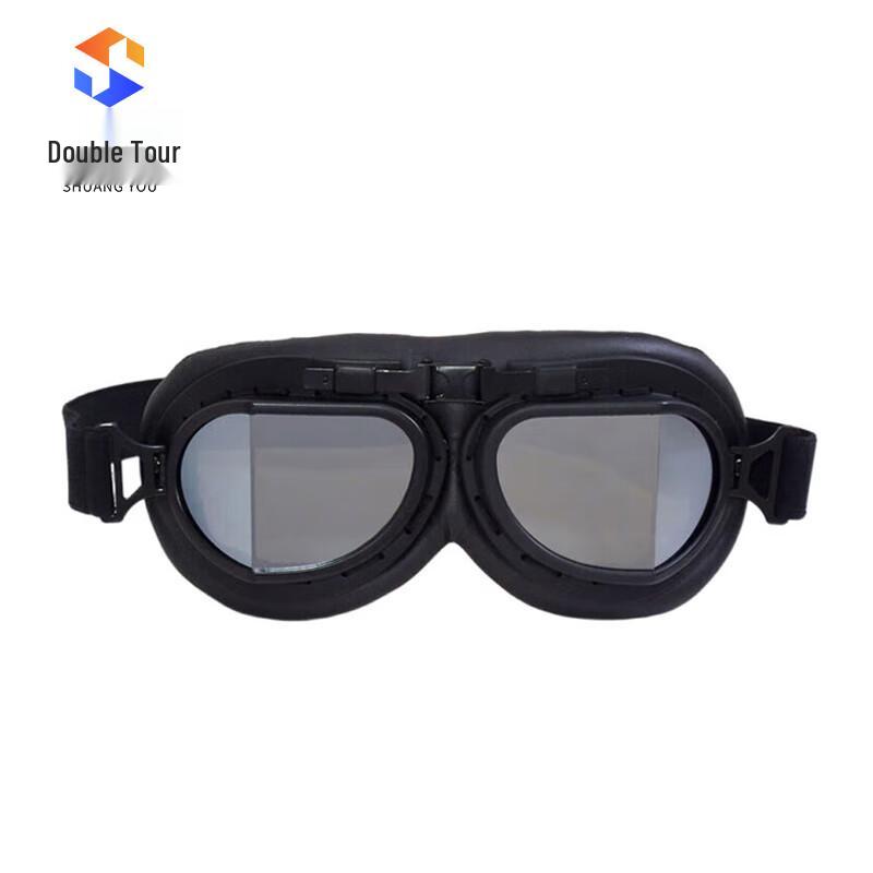 Angled Motorcycle Goggles