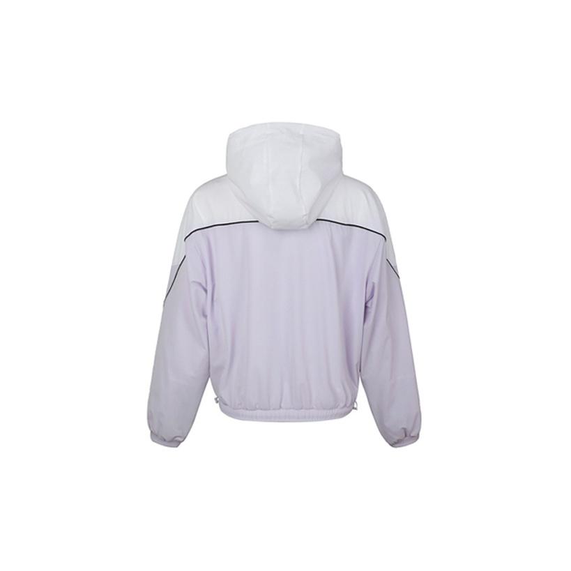 adidas Hooded Zip-Up Woven Jacket Women Jackets White FM9322