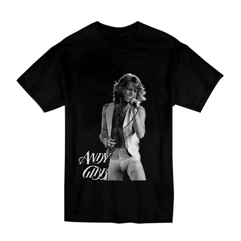 

Vintage Andy Gibb Live In Concert Cotton Black S 5Xl T Shirt S разноцветный