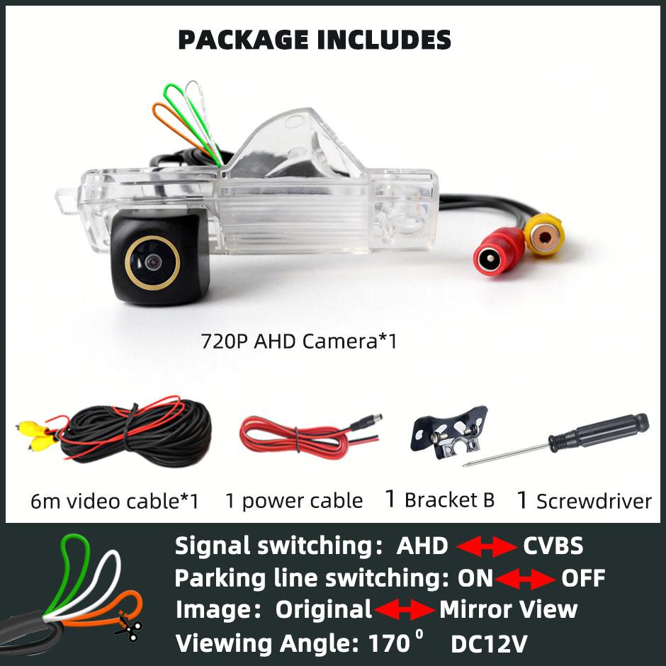 

HD Backup Camera Rear View Reverse 170° AHD1080P/720P Cam Parking Safety Fits Toyota Highlander Hiace Kluger 2009-2013