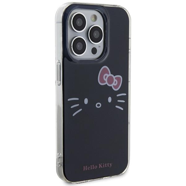Etui Do iPhone 15 Pro Max Hello Kitty Hardcase IML Kitty Face Czarny