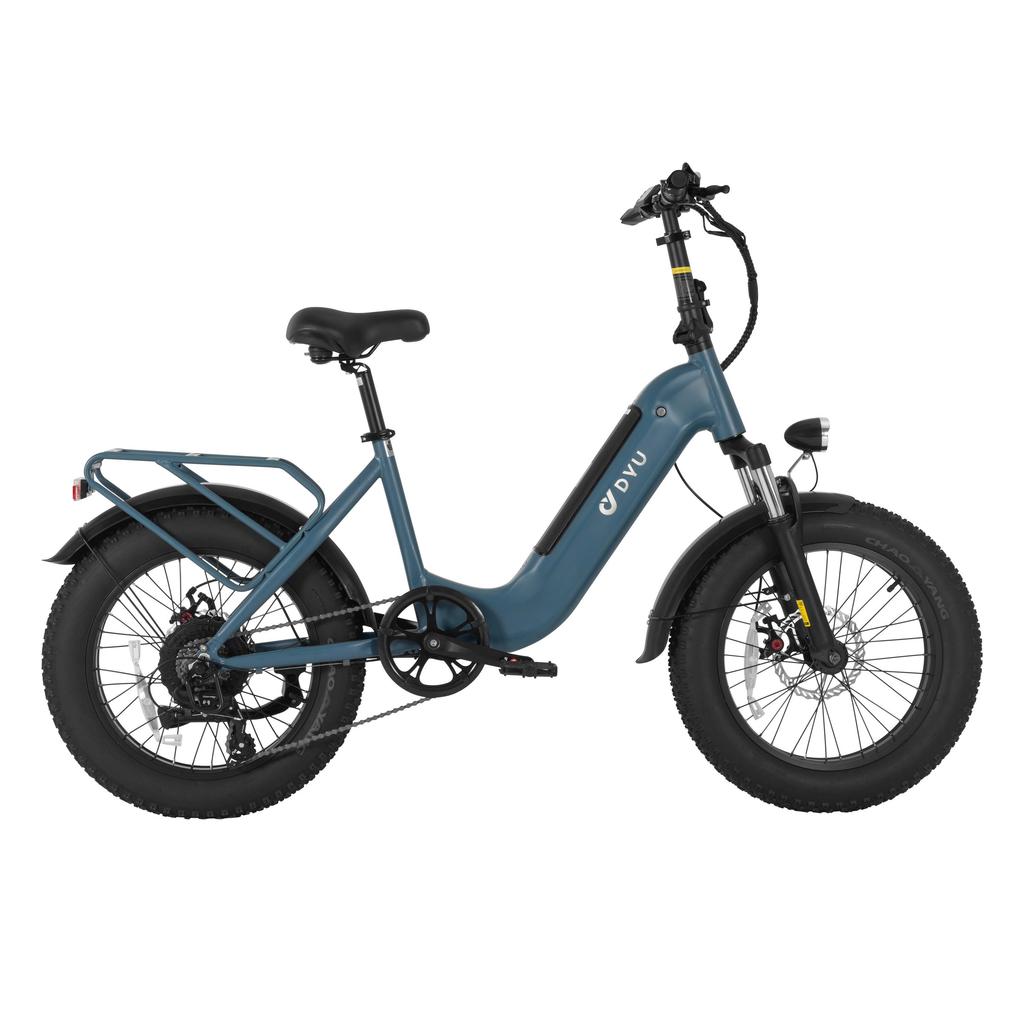DYU FF500 Outdoor E-bike With Saet 500W Motor 48V14AH Lithium Battery City Riding Electric Bicycle Women's 20*4.0 Fat Tire Electric Bike