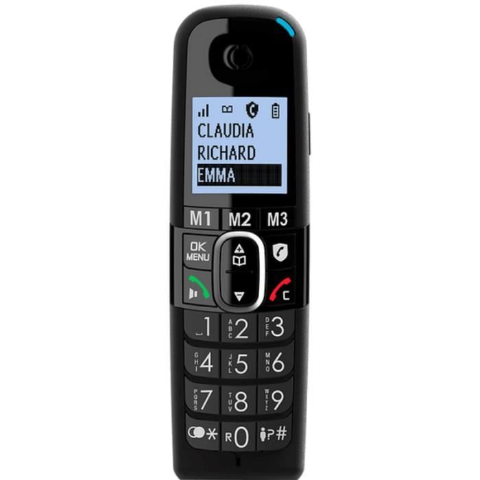 Téléphone sans fil senior avec répondeur Amplicomms Bigtel 1580