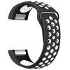 Fashion Double Color Sports Silicone Bracelet Strap Band For  Charge 2