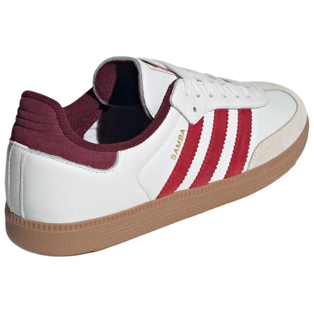 adidas Samba OG White Better Scarlet Shadow Red Men Sneakers Core-White JI3201