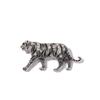 Vintage Tiger Brooch: Gold & Silver Rhinestone Animal Pin for Women's Fashion Accessories
