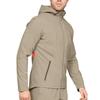 Under Armour Color Block Fitness Training Casual Long Sleeve Jacket Men Outerwear Khaki 1320950-299