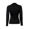 Dam Neopren Våtdräkt Jacka Långärmad Dragkedja Design 3 mm Tjock Stretch Topp Vattensporter