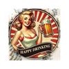 Flat 2D Metal Sign Hanging Decorative Plate