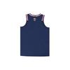 Li Ning CBA Series Professional Basketball Color Block Round Neck Sleeveless Jersey Classic Edition Men Jersey Blue AAYT829-2