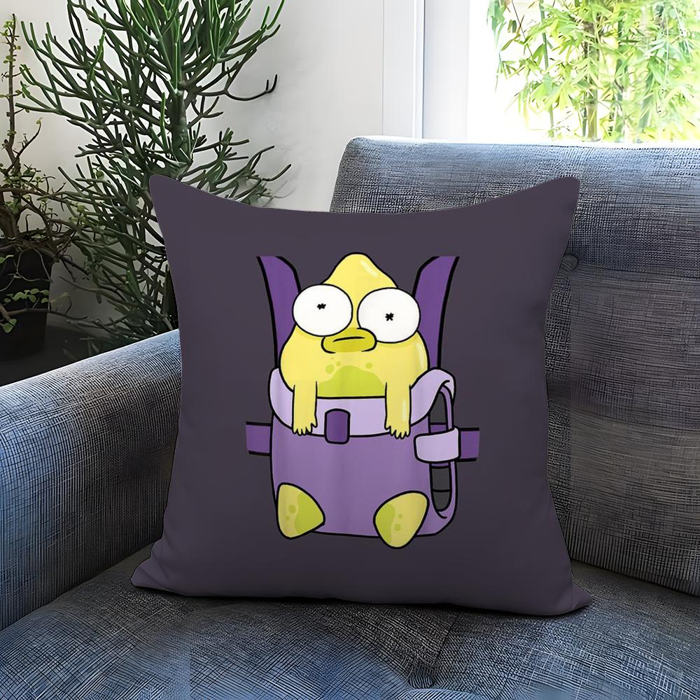 anime Solar O-Opposites Cushion Cover Comfortable Reversible Pillow Cover Ideal for Car Sofa Bedroom & Beyond 12x12Inch