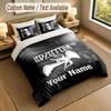 Bedding Set 1 Duvet Cover 2 Pillowcases Led Zeppelin Print Soft Bed Linen Bedroom Decor