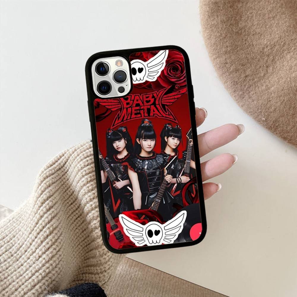 

Japanese B-BABYMETAL Band PC+TPU Phone Case For IPhone 17 16 15 14 PRO MAX 11 12 13 PLUS MINI Cover iPhone 14pro max