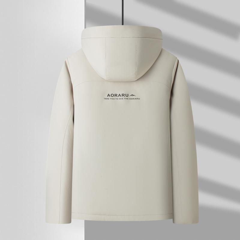 Autumn and Winter 90 White Duck Down Warm Tooling Casual Jacket Thickened Down Youth Cold Clothing