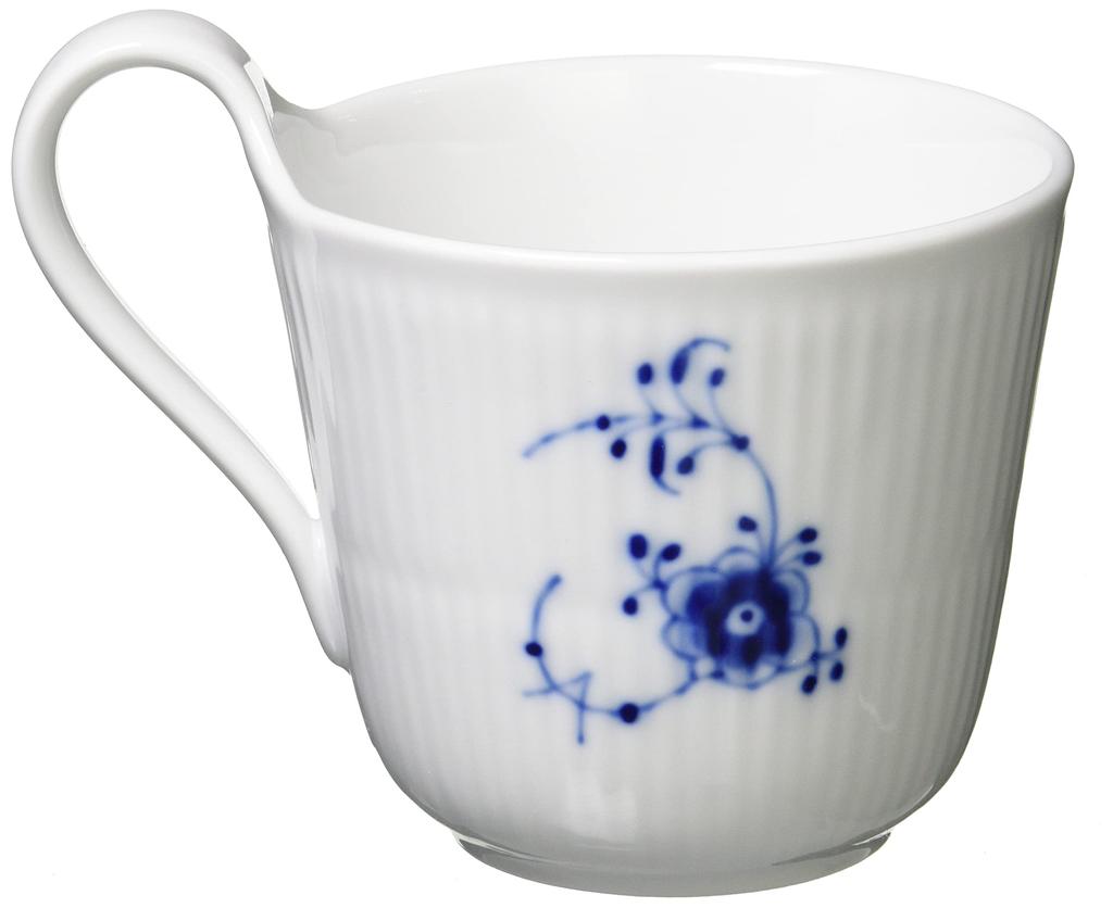 [Officially Imported] Royal Copenhagen Blue Fluted Plain High-Handle Mug, 330ml, "I," Wedding Gift, 1027470