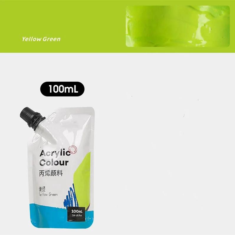 

Самонесущая сумка 100 мл, водонепроницаемые акриловые краски, портативная маленькая упаковка, сумка для дополнений к краскам, студийные принадлежности для занятий искусством