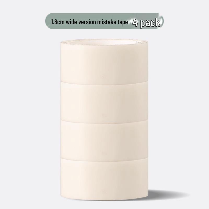 Transparent High-Viscosity Adhesive Tape, 12mm Narrow Roll for Students and Children