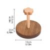 Wooden Cup Storage Rack Creative Round DIY Household Cup Holder For Disposable Paper Cup Counter Desktop Storage Rack
