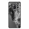 For  Iphon 14 Luxury Phone Case Apple Iphone14 Pro Pro Max Plus Black TPU Soft Cover Silicone Shield Animal Lions Tiger Bunper