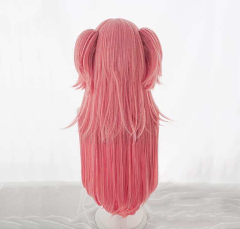 Cosplay Wig with Net, Airi Momoi (Momoi Airi), Pink, Heat-Resistant, Perfect for Cosplay, Photoshoots, and Festivals