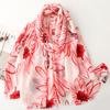 Winter Shimmer Oil Painting Floral Fringe Viscose Soft Scarf Cotton Shawls Women Perfect for Travel Casual Muslim Hijab 180*90Cm