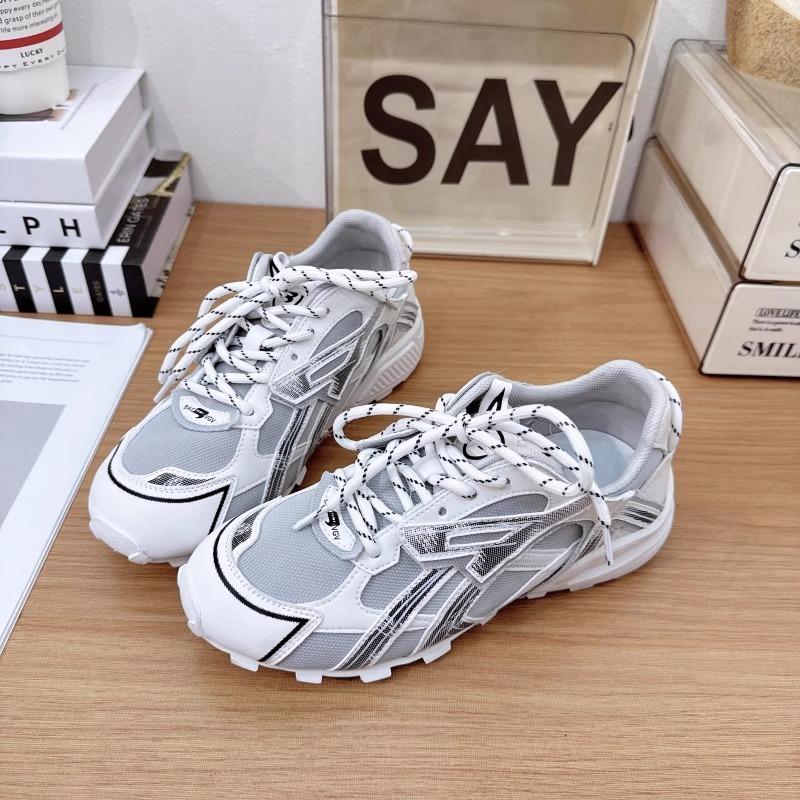 Summer New Mesh Breathable Women's Fashion Versatile Casual Lace-up Sports