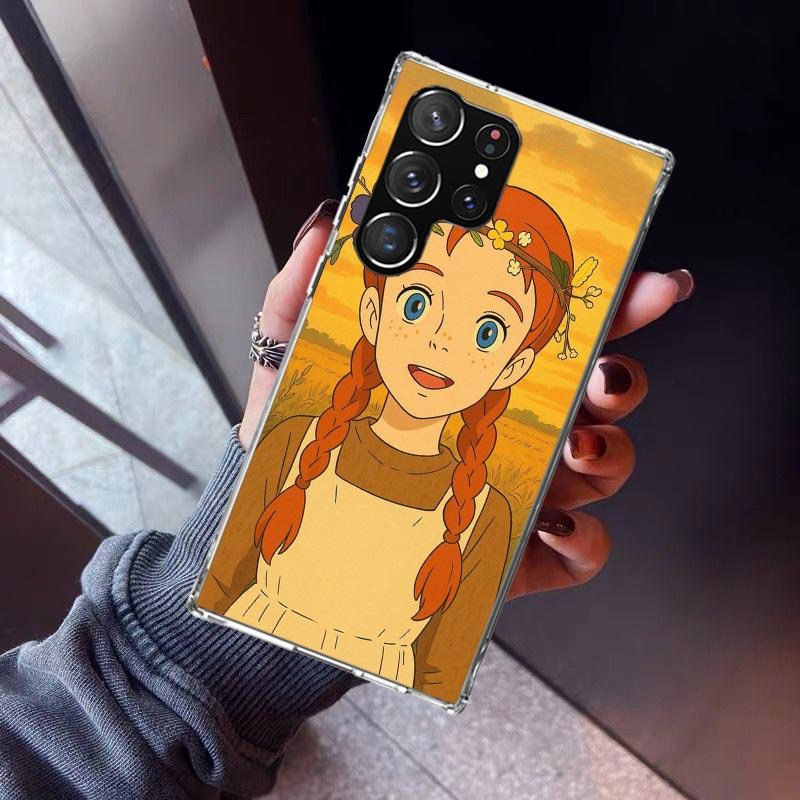 A-Anne Of Green Gables Shirley Phone Case For Samsung Galaxy S23 S24 S25 Edge S26 Ultra S22 + S21 Plus S20 FE Cover Silicone Pri