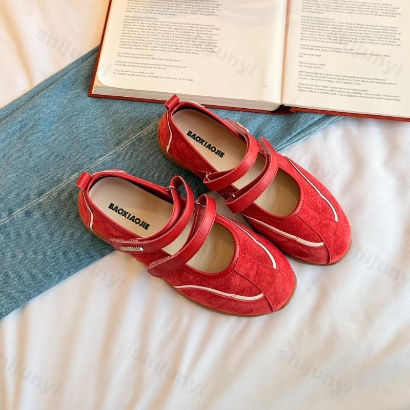 Fashion 2025 Spring New Style Retro Soft Soled Casual Mary Jane Single Shoes for Women Shallow Mouth Comdortable Fashion Trend Sneakers