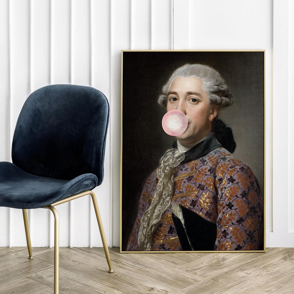 Poster Gentleman with Balloon Portrait