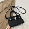Bag women's new trendy high-end fashion niche design shoulder messenger bag portable platinum bag