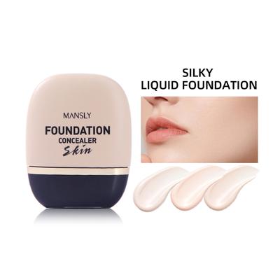 Base de maquillaje líquida mate BB Cream de cobertura total HD de 24 horas, base de maquillaje natural resistente al agua y mate