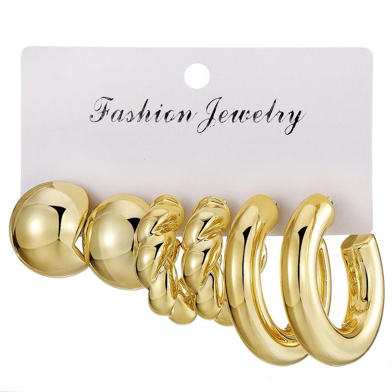 Water Drop Hoop Earrings Accessible Luxury Fancy Earrings Female Earclip Earrings 2024 New Arrival Simple Bracelet Fashion Gold Earrings