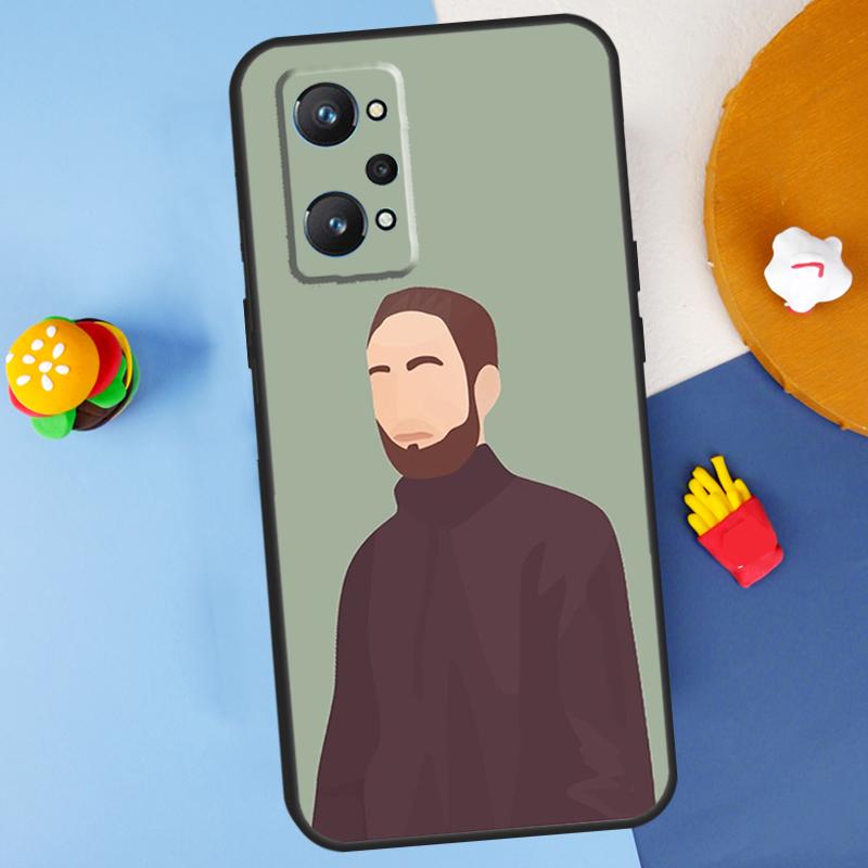 Robert Pattinson Standing For Realme C55 C67 C61 C75 C53 C51 C21Y C25S GT 6 6T 5 GT7 Pro 10 11 12 13 14 Pro Plus Case