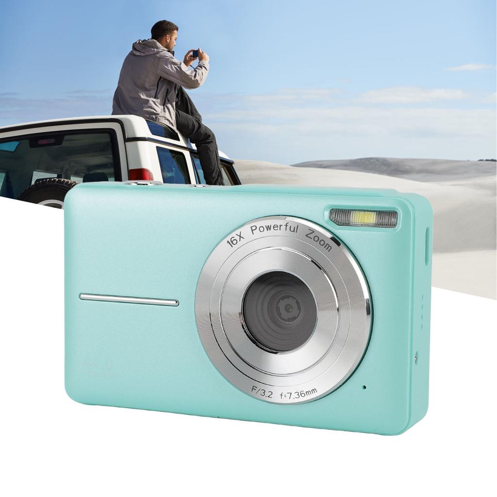 Digital Camera 44MP 1080P FHD 16X Zoom 2.4 Inch Color Screen Compact Small Camera for Kids Teens Beginners