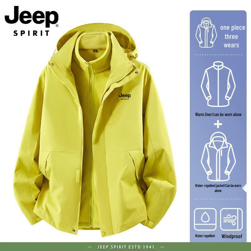 JEEP Men s Autumn/Winter 3-in-1 Windbreaker S