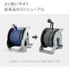 Takagi (Takagi) hose reel 30m 4 water type aurora BASE R1330GY charcoal gray inner diameter 12mm