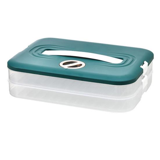 Úložný box na knedlíky s pevnou rukojetí Jedno/Dvou/Tří/Čtyřvrstvý zásobník na jídlo pro domácí piknikové večírky