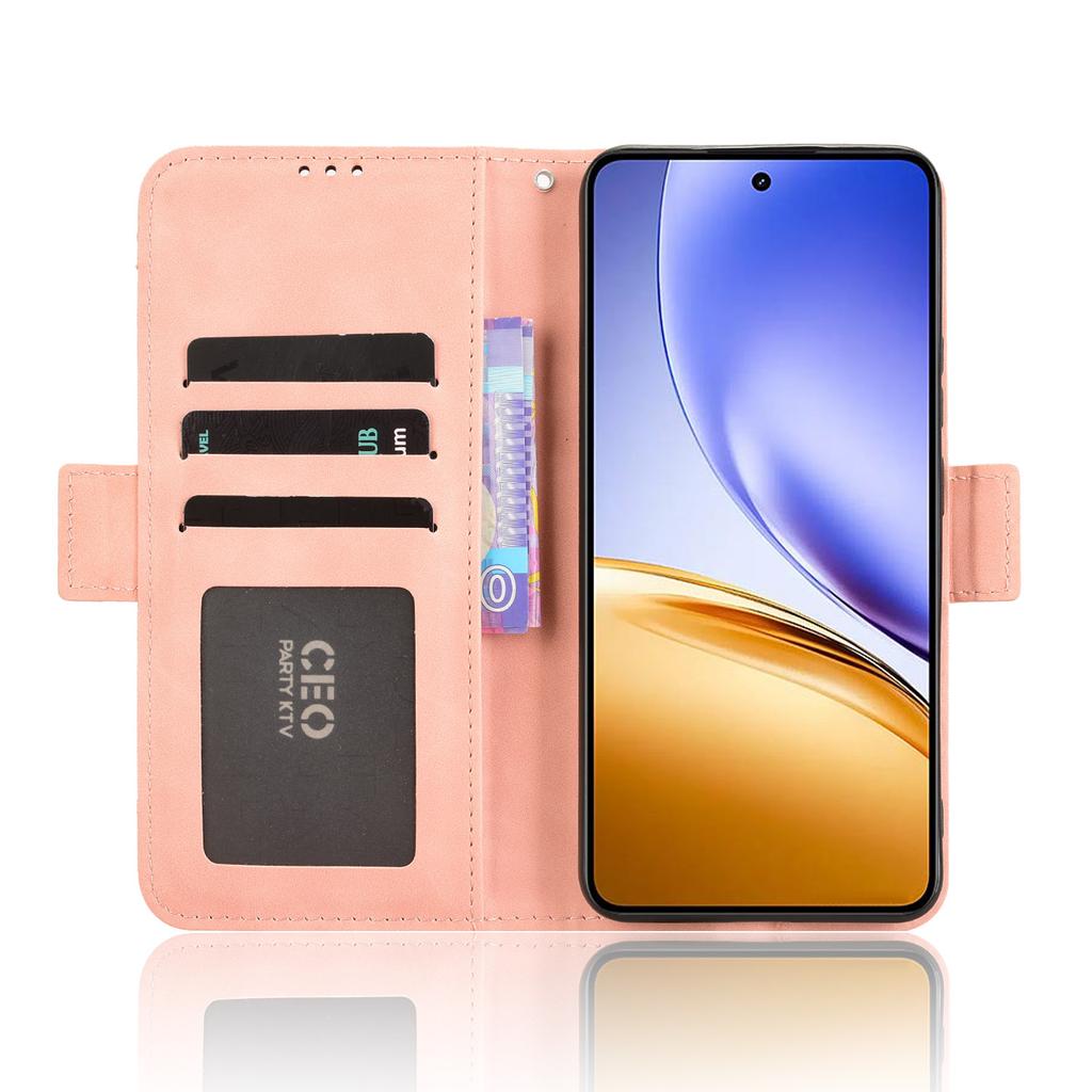 For Realme 14T 5G/Realme 14 5G Leather Case Phone Wallet Cover with Multiple Card Slots